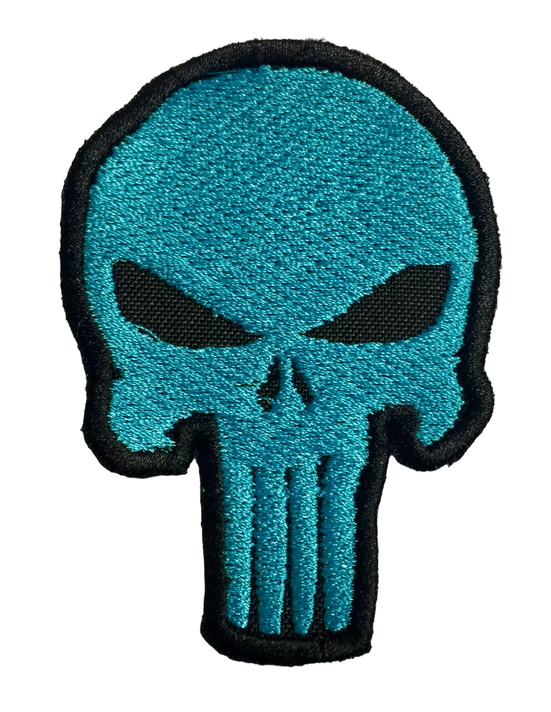 Parche Bordado Punisher Azul Con Velcro