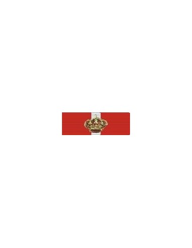 Armazón condecoración Gran Cruz del Merito Militar distintivo rojo