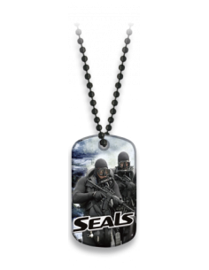 Placa con cadena de bolas 