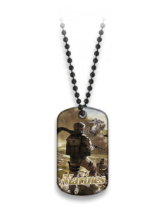 Placa con cadena de bolas 