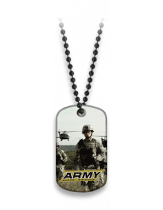 Placa con cadena de bolas 