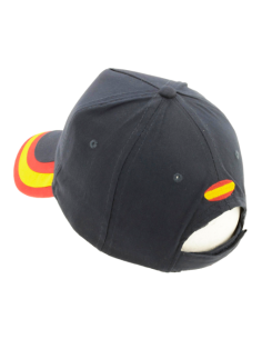 Gorra Negra Bandera España Halcón 2