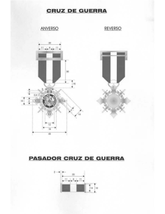 Medalla Gran Cruz de Guerra del Ejército Español  2