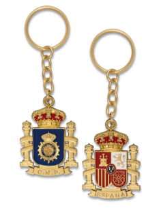 Llavero Policia Nacional Metal 