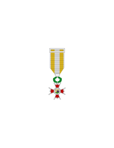 Medalla Miniatura Cruz de Plata Isabel la Católica 