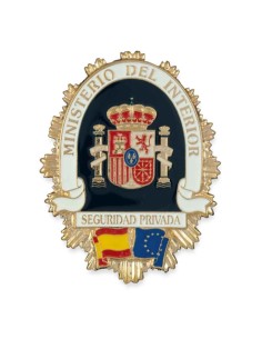Chapa cartera Seguridad Privada del Ministerio del Interior