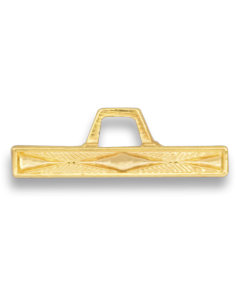 Barra dorada con angulo distintivo montaña (5 años)