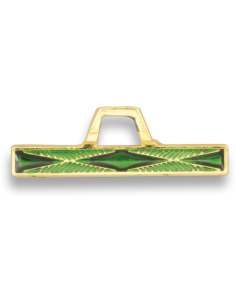 Barra verde con angulo distintivo montaña (1 año)