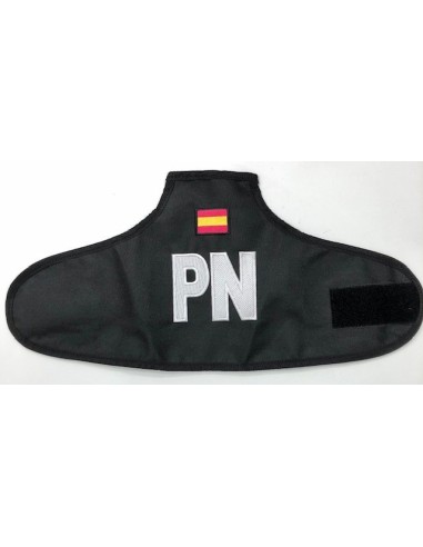 Brazalete Bordado Policía Naval Negro (Reglamentario)