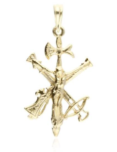 Colgante del Cristo de la Legión Dorado 