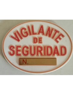Parche Placa Vigilante Seguridad Privada PVC Homologada 2