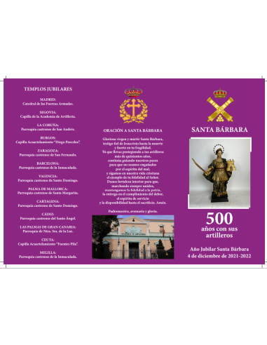  Medalla Conmemorativa del Quinto Centenario de Santa Bárbara 