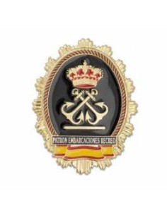 Chapa cartera Patrón de Embarcaciones Recreo P.E.R