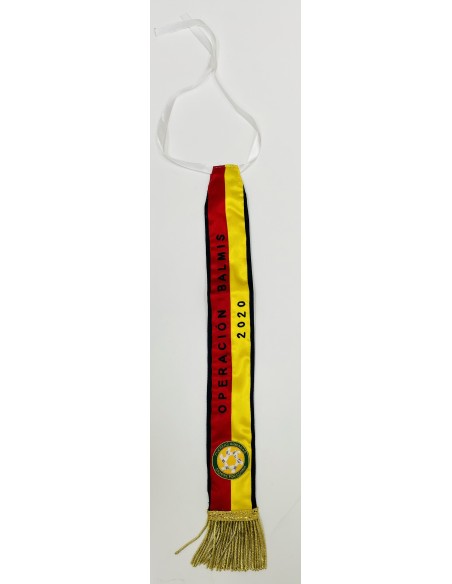 Corbata Bordada para Banderín de la Operación Balmis 