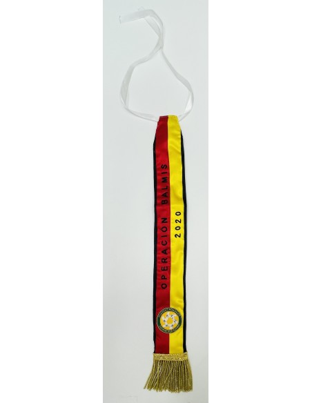 Corbata Bordada para Banderín de la Operación Balmis 