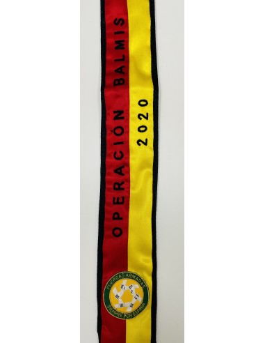 Corbata Bordada para Banderín de la Operación Balmis 