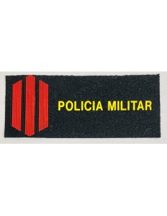 Galleta Identificación PVC Policía Militar UME Ejército de Tierra  2