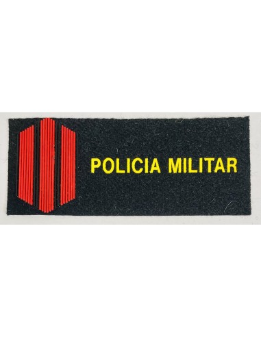 Galleta Identificación PVC Policía Militar UME Ejército de Tierra 