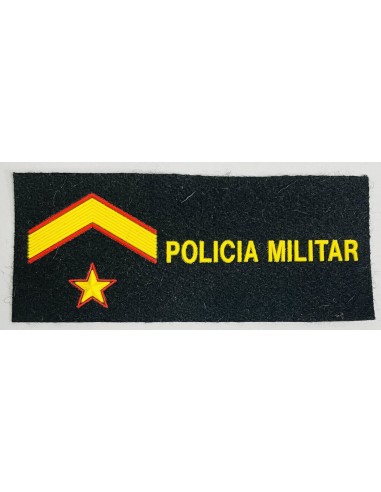 Galleta Identificación PVC Policía Militar UME Ejército de Tierra 