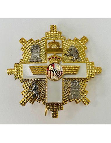 Gran Cruz del Mérito Aeronáutico distintivo blanco con banda - venera + Pasador
