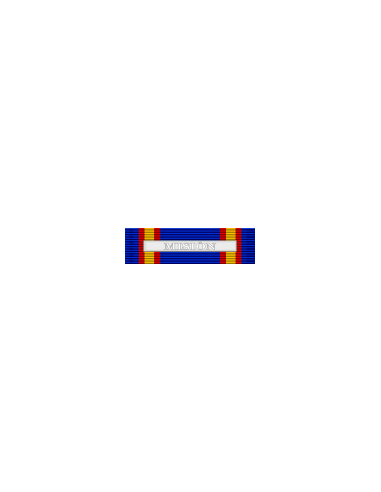 Pasador de Condecoración Medalla de operaciones militares y campaña en el exterior.  