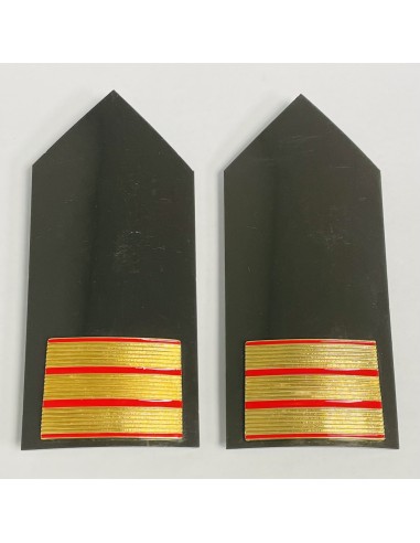 Hombreras portadivisa Cuerpos Comunes verde (rígidas) Reglamentarias