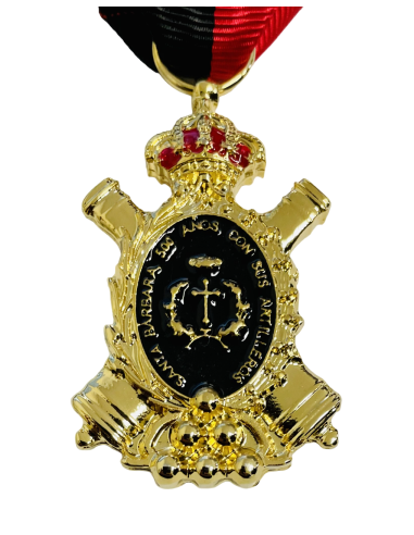 Medalla Conmemorativa del Quinto Centenario de Santa Bárbara  +  Pasador+ Estuche