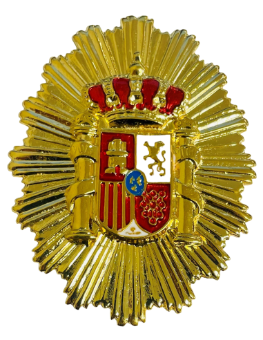 Chapa cartera Escudo Constitucional España Oro