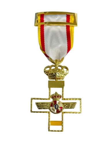 Cruz del Mérito Aeronáutico con distintivo amarillo