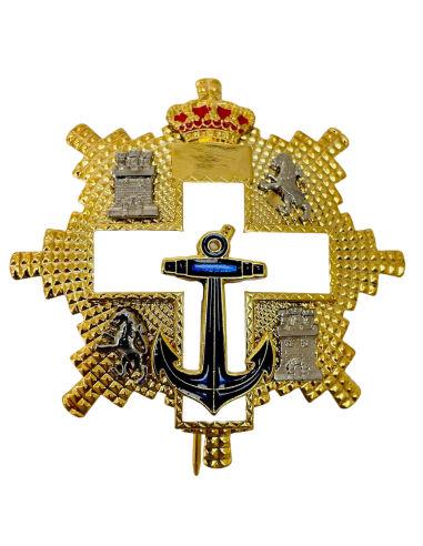 Gran Cruz del Merito Naval distintivo blanco