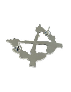 Distintivo Tirador Selecto Pistola Plata 2