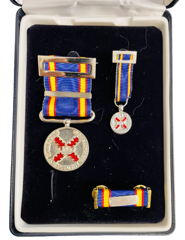 Conjunto Medalla de la Campaña Militar 2018 (Esmaltada)