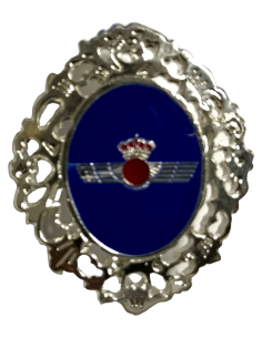 Broche de señora Ejército del Aire Plateado