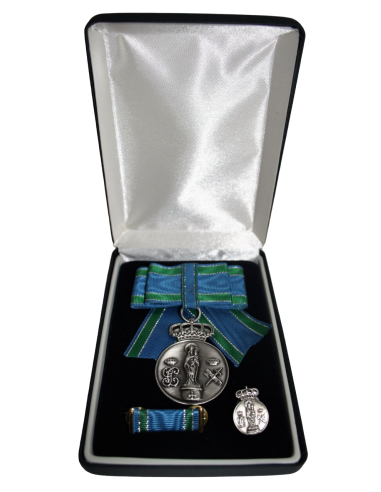 Lazo Señora Medalla Centenario de la Virgen del Pilar (Chapada plata de 10 micras) + Pin + Pasador
