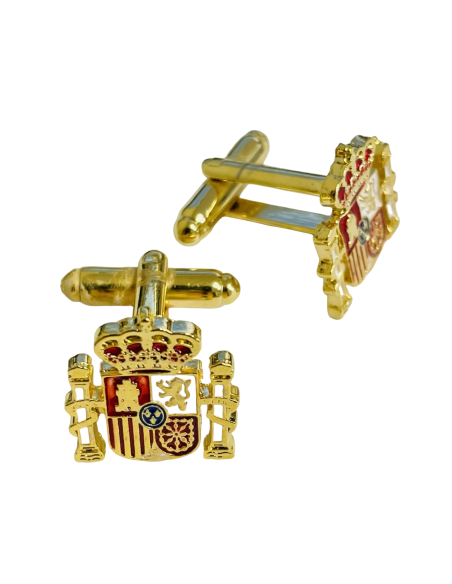 Gemelos de Camisa Metálico Escudo Constitucional 