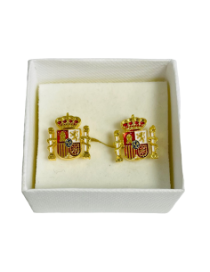 Gemelos de Camisa Metálico Escudo Constitucional  2