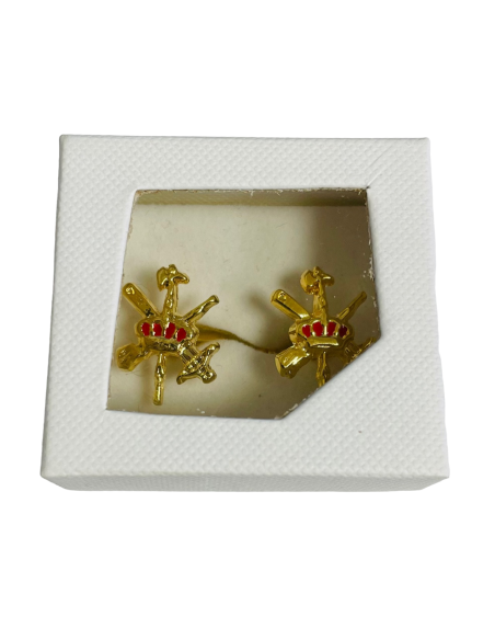 Gemelos de Camisa Metálico Escudo Legión Española