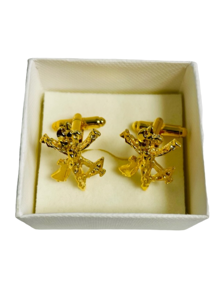 Gemelos de Camisa Metálico Cristo de la Legión