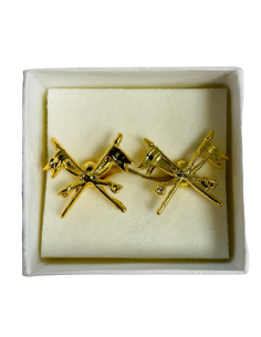 Gemelos de Camisa Metálico Caballería 2