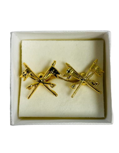 Gemelos de Camisa Metálico Caballería