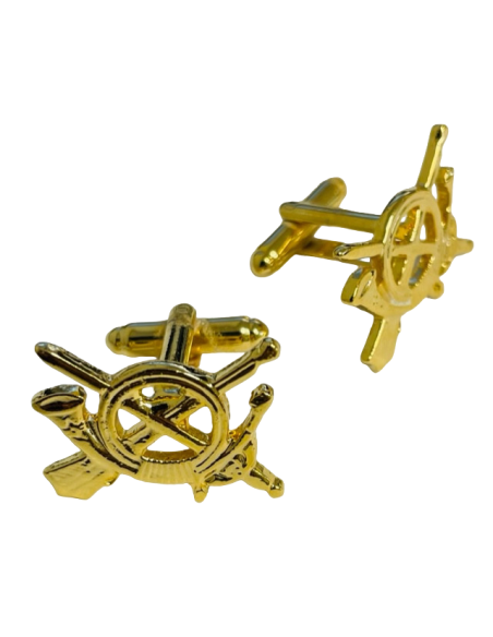 Gemelos de Camisa Metálico Infantería 