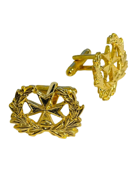 Gemelos de Camisa Metálico Cuerpos Comunes Sanidad