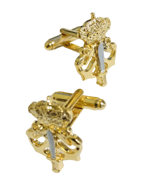 Gemelos para camisa metálico FGNE 