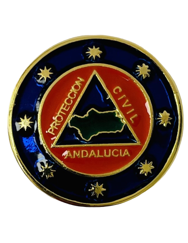 Distintivo Símbolo de la Medalla al Mérito de Protección Civil de Andalucía