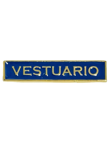 Barra Especialidad Curso VESTUARIO 