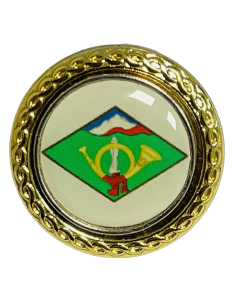 Pin redondo dorado Escuela Militar de Montaña y Operaciones Especiales