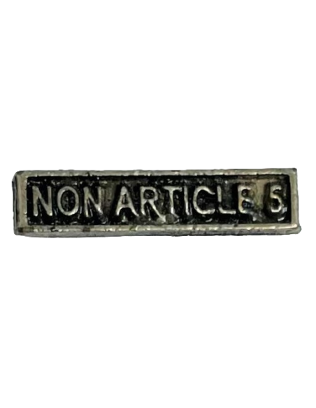 Barra para cinta medalla NON ARTICLE 5