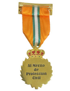 Medalla al mérito Protección Civil Andalucía Oro + Pasador de diario 2