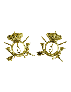 Emblema de solapa del Regimiento de Infantería Inmemorial del Rey Nº1