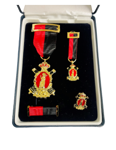 Conjunto completo Medalla Conmemorativa del Quinto Centenario de Santa Bárbara  2